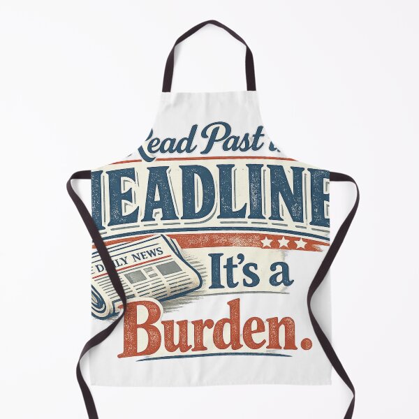 Item preview, I Read Past the Headline. It’s a Burden. designed and sold by Slightly Uncalled For.