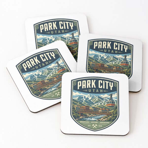 Item preview, Park City Utah Mountains History Adventure Travel Souvenir Skier Snowboarder designed and sold by Simsimah26Parks.