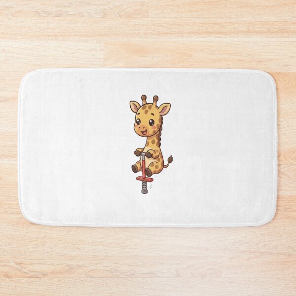 Item preview, Cute Giraffe Riding Pogo Stick designed and sold by Ella_Sketch.