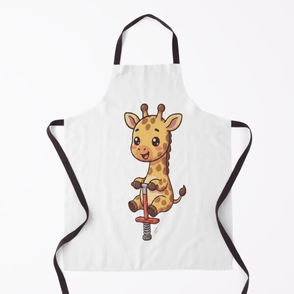 Item preview, Cute Giraffe Riding Pogo Stick designed and sold by Ella_Sketch.