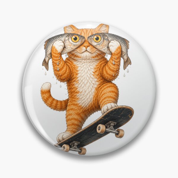 Item preview, Skateboarding Cat designed and sold by ryanapples2.