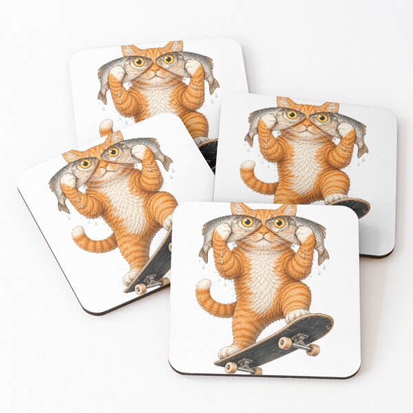 Item preview, Skateboarding Cat designed and sold by ryanapples2.