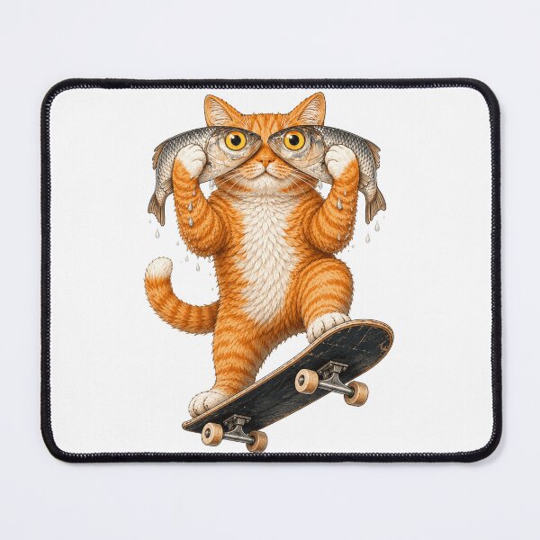 Item preview, Skateboarding Cat designed and sold by ryanapples2.
