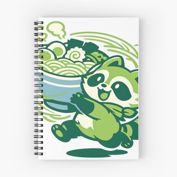 Item preview, Kawaii Tanuki Carrying Giant Ramen Bowl Japanese Foodie Sticker designed and sold by kawaii animal store (in Japan).