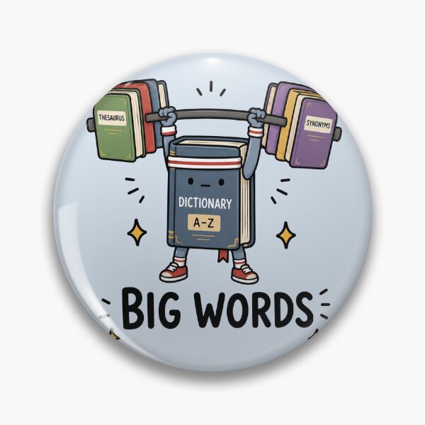 Item preview, Big Words Dictionary Teacher Humor designed and sold by MonkiFlipp.