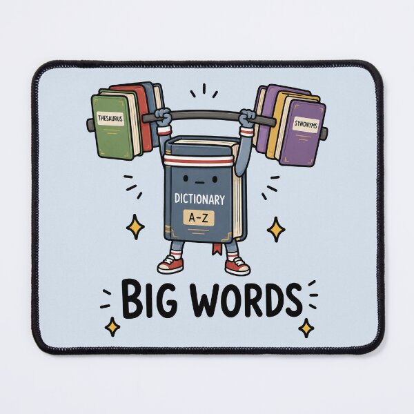 Item preview, Big Words Dictionary Teacher Humor designed and sold by MonkiFlipp.
