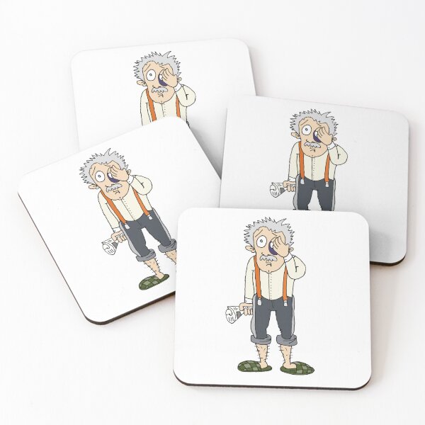 Item preview, Bad Day Grandpa Sticker | Rough Morning Cartoon & Funny Old Man Decal designed and sold by MyxaART.