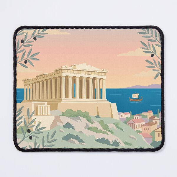 Item preview, Visit Athens Acropolis Minimalist designed and sold by gerardimedina.
