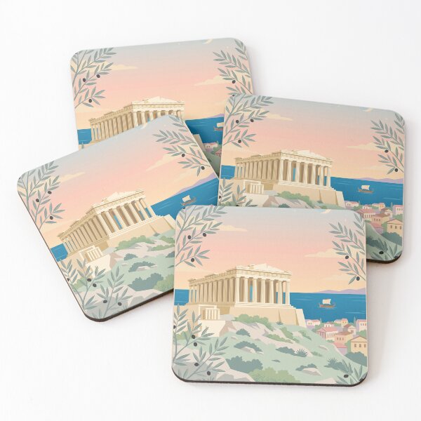 Item preview,  Visit Athens Acropolis Minimalist designed and sold by gerardimedina.