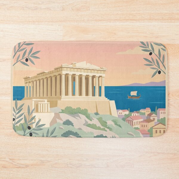 Item preview,  Visit Athens Acropolis Minimalist designed and sold by gerardimedina.