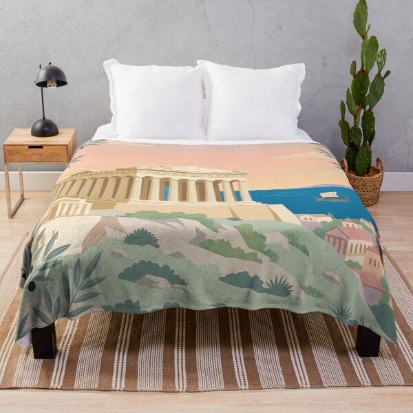 Item preview, Visit Athens Acropolis Minimalist designed and sold by gerardimedina.
