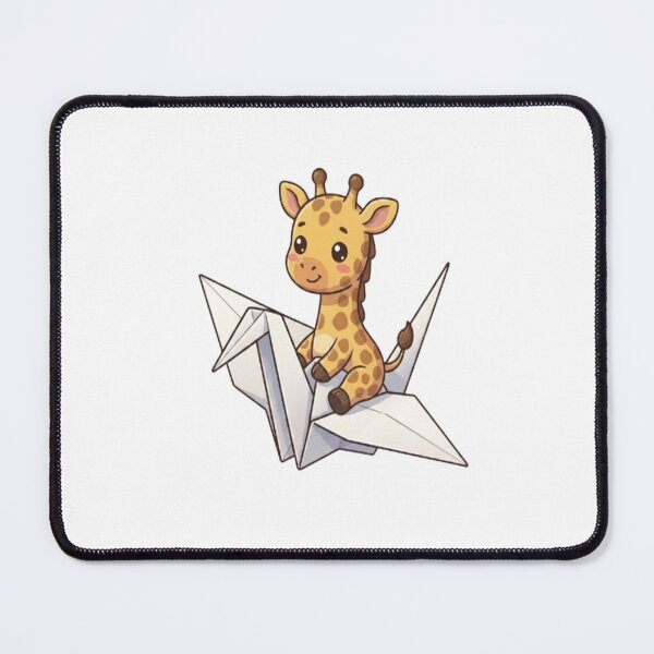 Item preview, Cute Giraffe Riding Origami Crane designed and sold by Ella_Sketch.