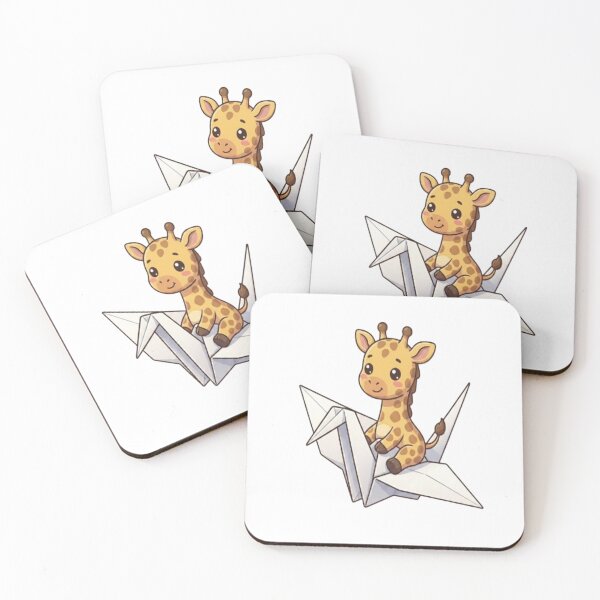 Item preview, Cute Giraffe Riding Origami Crane designed and sold by Ella_Sketch.