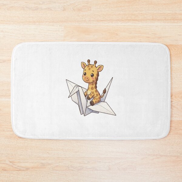 Item preview, Cute Giraffe Riding Origami Crane designed and sold by Ella_Sketch.