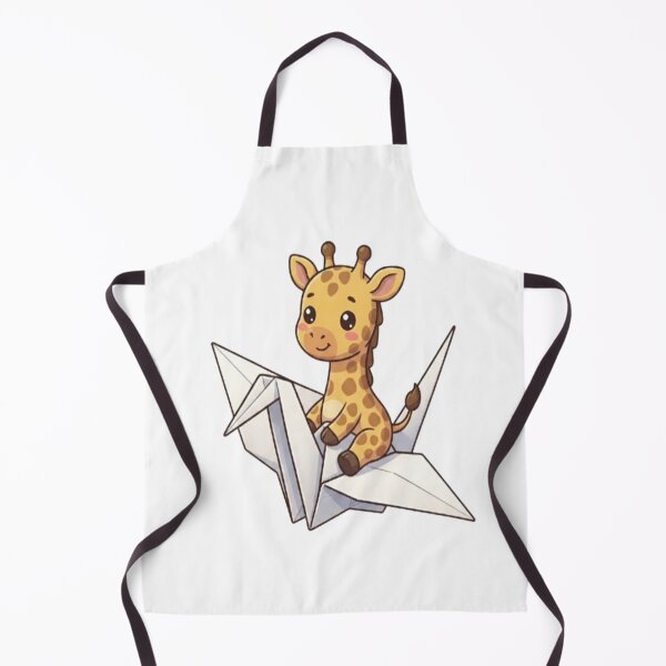 Item preview, Cute Giraffe Riding Origami Crane designed and sold by Ella_Sketch.