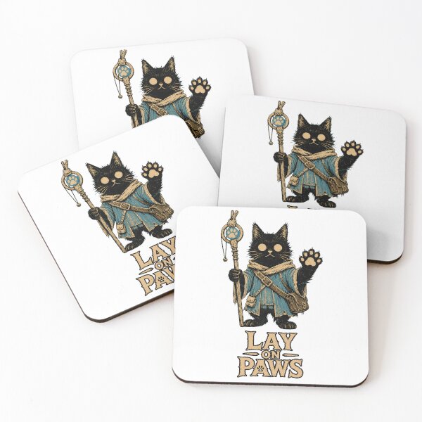 Item preview, Lay on Paws | Funny Paladin Cat designed and sold by Bisonia.