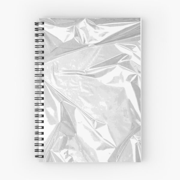 Item preview, Crumpled Silver Foil Texture Metallic Plastic Wrap Pattern designed and sold by LYAN-STORE.