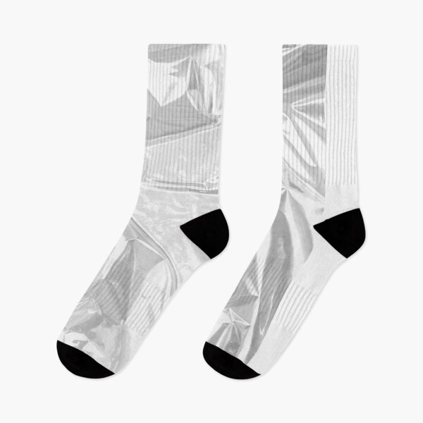 Item preview, Crumpled Silver Foil Texture Metallic Plastic Wrap Pattern designed and sold by LYAN-STORE.