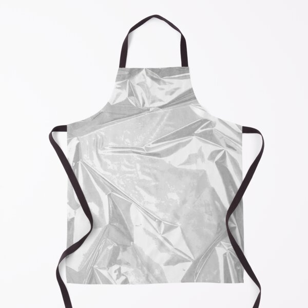 Item preview, Crumpled Silver Foil Texture Metallic Plastic Wrap Pattern designed and sold by LYAN-STORE.