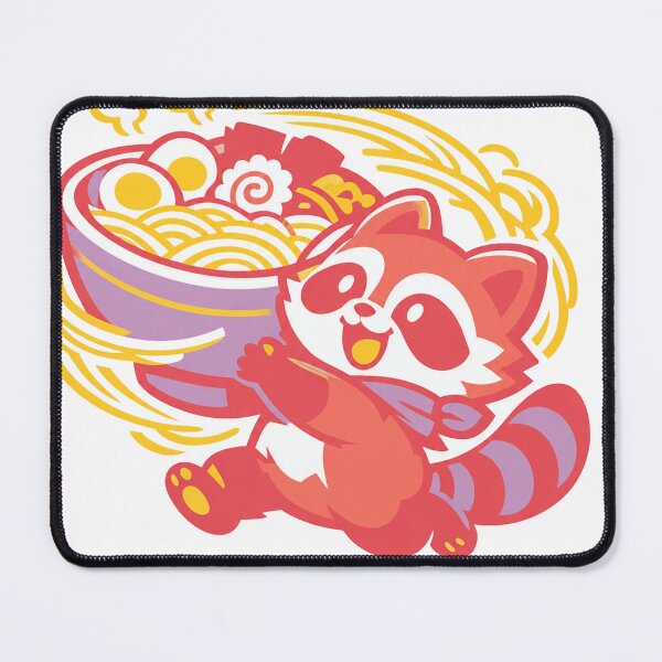 Item preview, Kawaii Tanuki Carrying Giant Ramen Bowl Japanese Foodie Sticker designed and sold by kawaii animal store (in Japan).