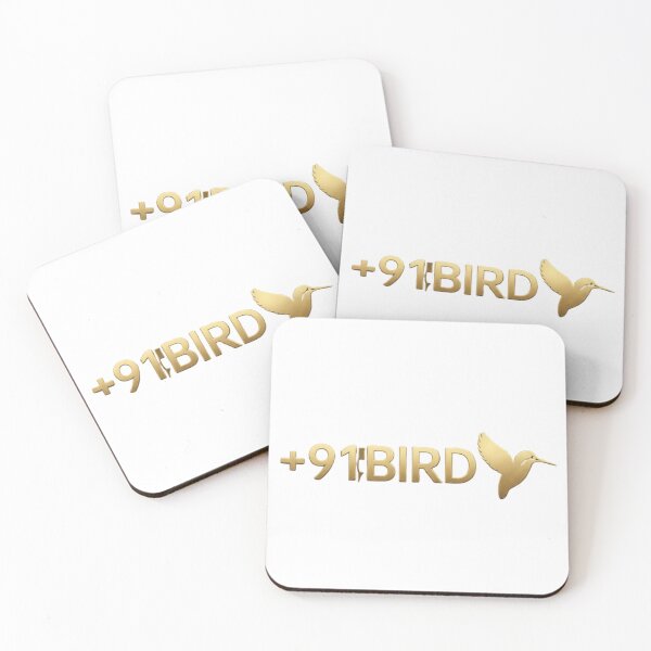 Item preview, +91BIRD First Logo (Shining Gold) designed and sold by Plus91BIRD.