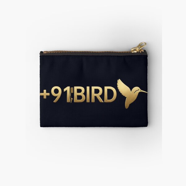 Item preview, +91BIRD First Logo (Shining Gold) designed and sold by Plus91BIRD.