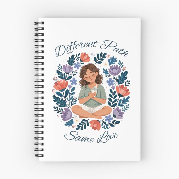 Item preview, Different Path Same Love - Bottle Feeding Mom Floral Wreath designed and sold by Neurospicy Trolls.