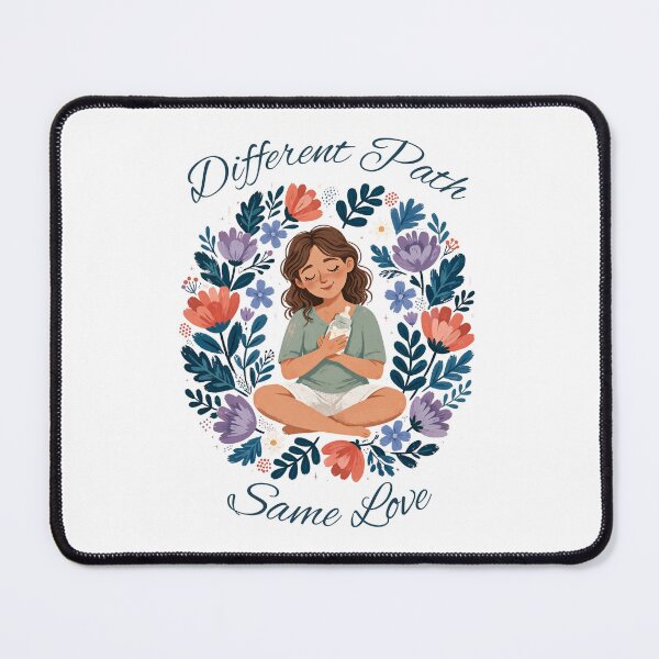 Item preview, Different Path Same Love - Bottle Feeding Mom Floral Wreath designed and sold by Neurospicy Trolls.