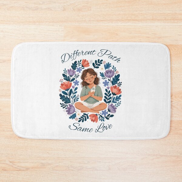 Item preview, Different Path Same Love - Bottle Feeding Mom Floral Wreath designed and sold by Neurospicy Trolls.