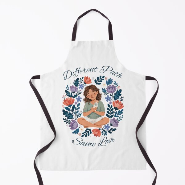 Item preview, Different Path Same Love - Bottle Feeding Mom Floral Wreath designed and sold by Neurospicy Trolls.