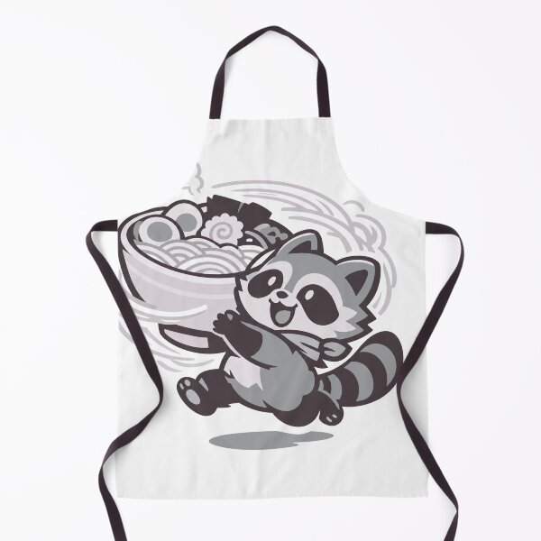 Item preview, Kawaii Tanuki Carrying Giant Ramen Bowl Japanese Foodie Sticker designed and sold by kawaii animal store (in Japan).