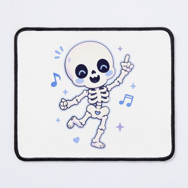Item preview, Dancing Skelly Cutie – Cute Pastel Skeleton Sticker designed and sold by Cerys-GS.