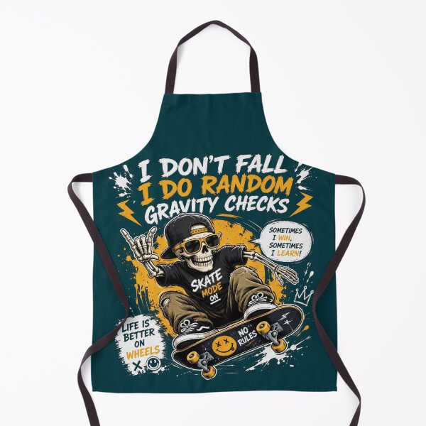 Item preview, Funny Skeleton Skater Aesthetic Gravity Check Meme designed and sold by W&RParadise.