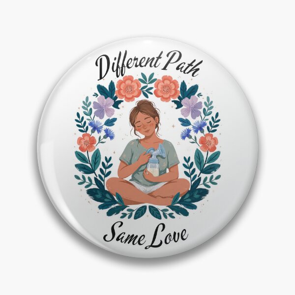 Item preview, Different Path Same Love - Pumping Mom Boho Floral Wreath designed and sold by Neurospicy Trolls.