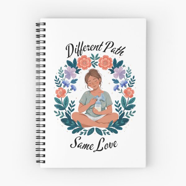 Item preview, Different Path Same Love - Pumping Mom Boho Floral Wreath designed and sold by Neurospicy Trolls.