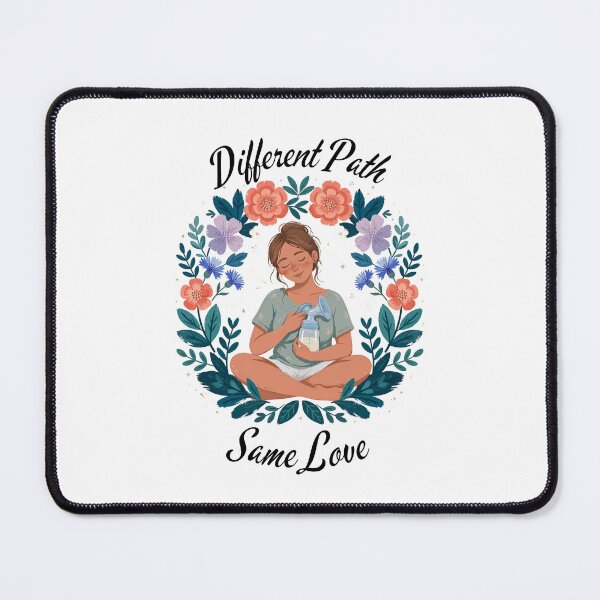 Item preview, Different Path Same Love - Pumping Mom Boho Floral Wreath designed and sold by Neurospicy Trolls.