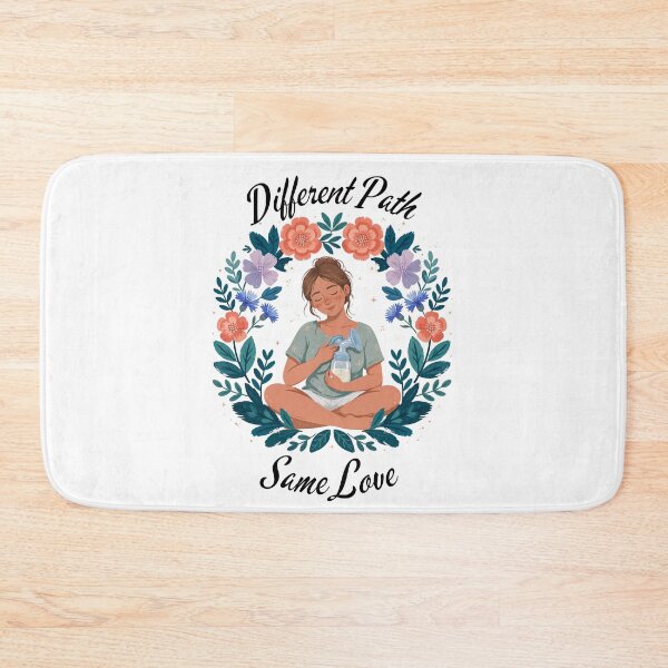 Item preview, Different Path Same Love - Pumping Mom Boho Floral Wreath designed and sold by Neurospicy Trolls.