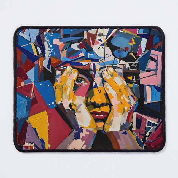 Item preview, Colorful Modern Face Portrait designed and sold by Erlin Rudho.