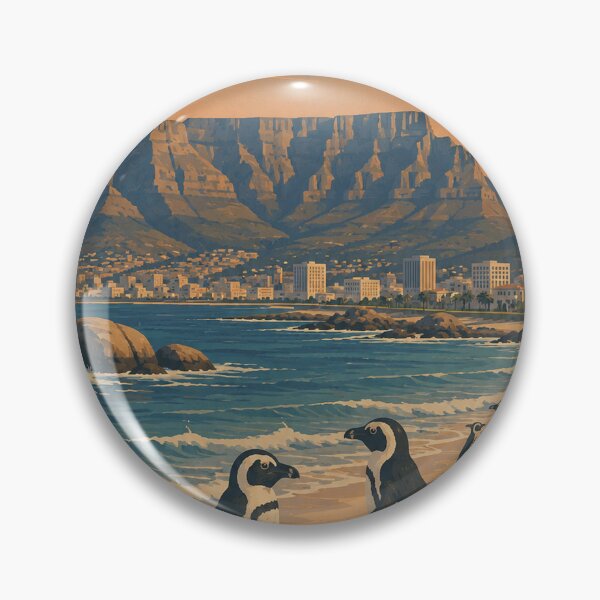 Item preview, Cape Town Sunset Penguin Poster designed and sold by newjoseph.
