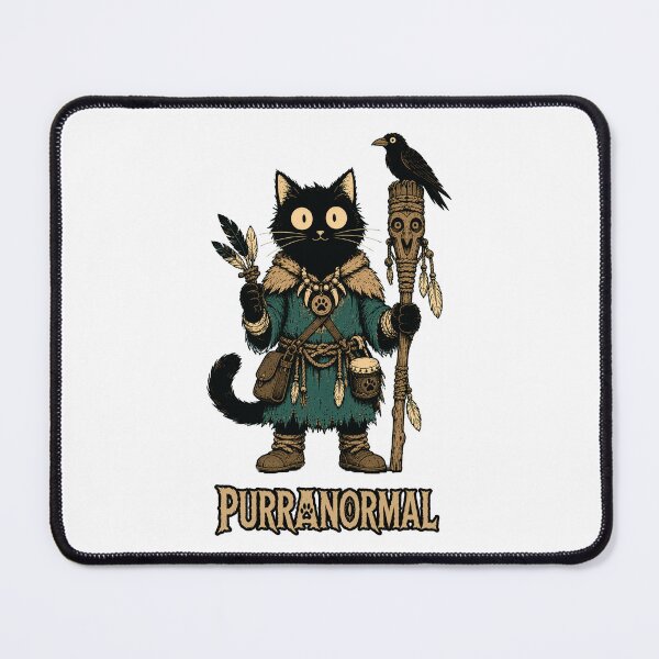 Item preview, Purranormal | Funny Shaman Cat designed and sold by Bisonia.