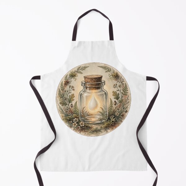 Item preview, Liquid Gold Milk Drop - Vintage Apothecary Bottle Cottagecore Colostrum designed and sold by Neurospicy Trolls.