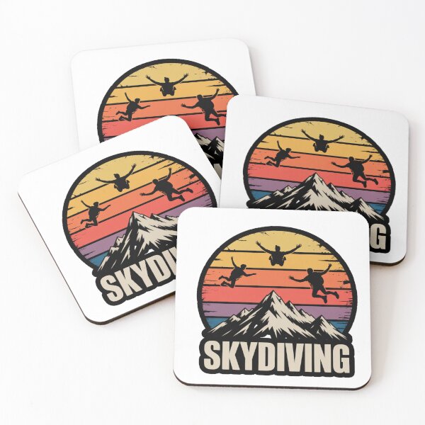 Item preview, Sky Diving illustration designed and sold by ZooStateofMind.