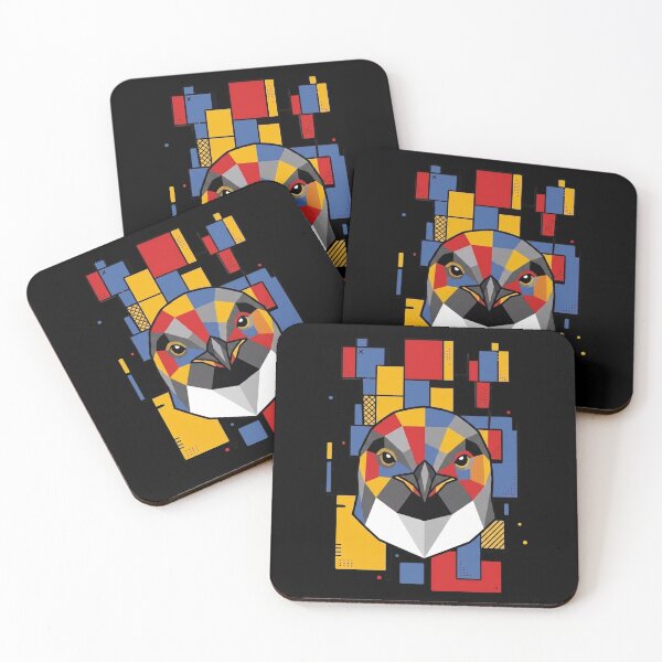 Item preview, Funny Penguin Colorful Blocks Geometric Art Boys Girls Kids designed and sold by FurryHavenPH.