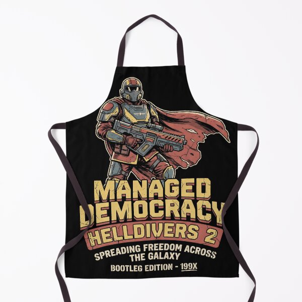 Item preview, Helldiver Spreading Democracy Helldivers 2 Bootleg Video Game Streetwear Tee designed and sold by Senpaiwaves.