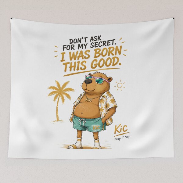 Item preview, Capybara Life designed and sold by keepitcapi.