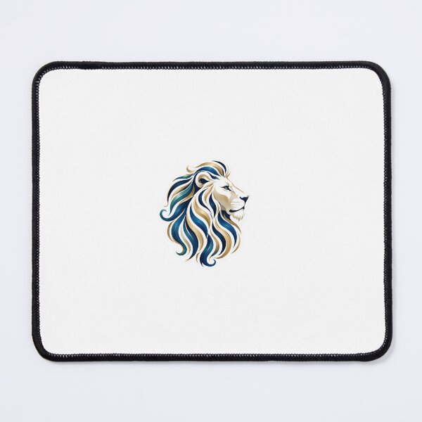 Item preview, Majestic Blue and Gold Lion Artwork designed and sold by Arts Design 15.