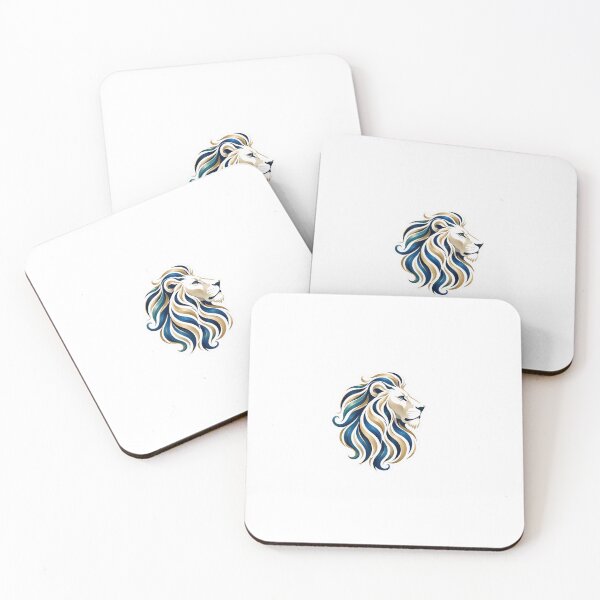 Item preview, Majestic Blue and Gold Lion Artwork designed and sold by Arts Design 15.