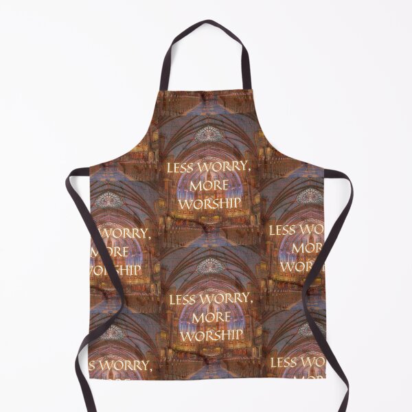 Item preview, Less Worry More Worship Christian Cathedral Church Photography designed and sold by Artemis & Woven Collective.