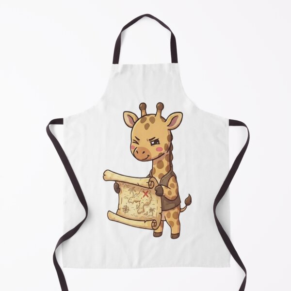 Item preview, Cute Giraffe Reading Treasure Map designed and sold by Ella_Sketch.