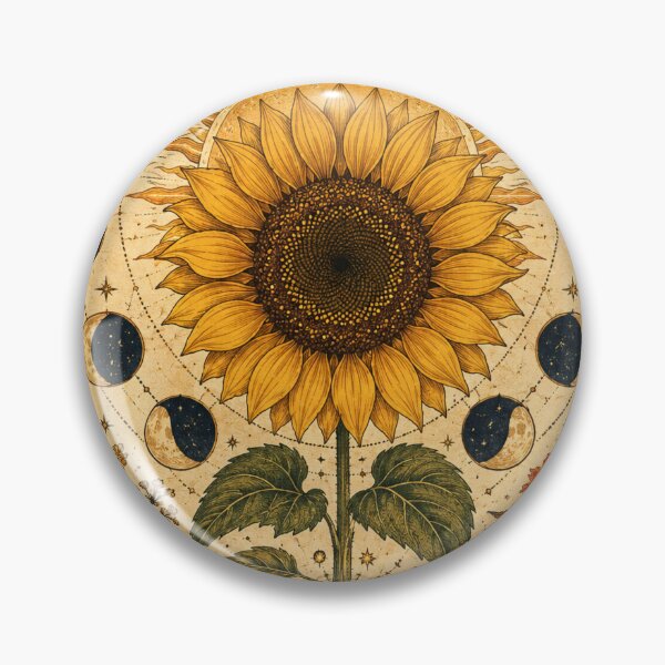 Item preview, sunflower celestial art designed and sold by alexrow.